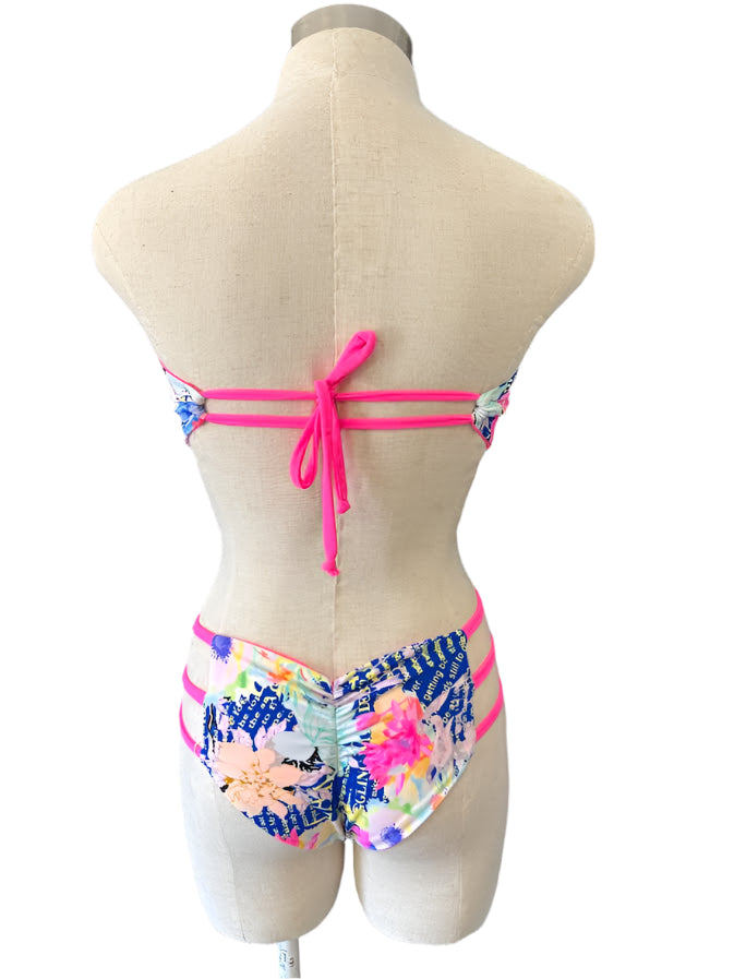 Pink Newspaper Bikini
