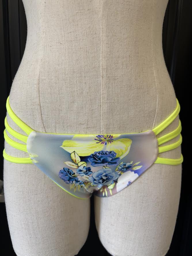 Neon Flower Bikini