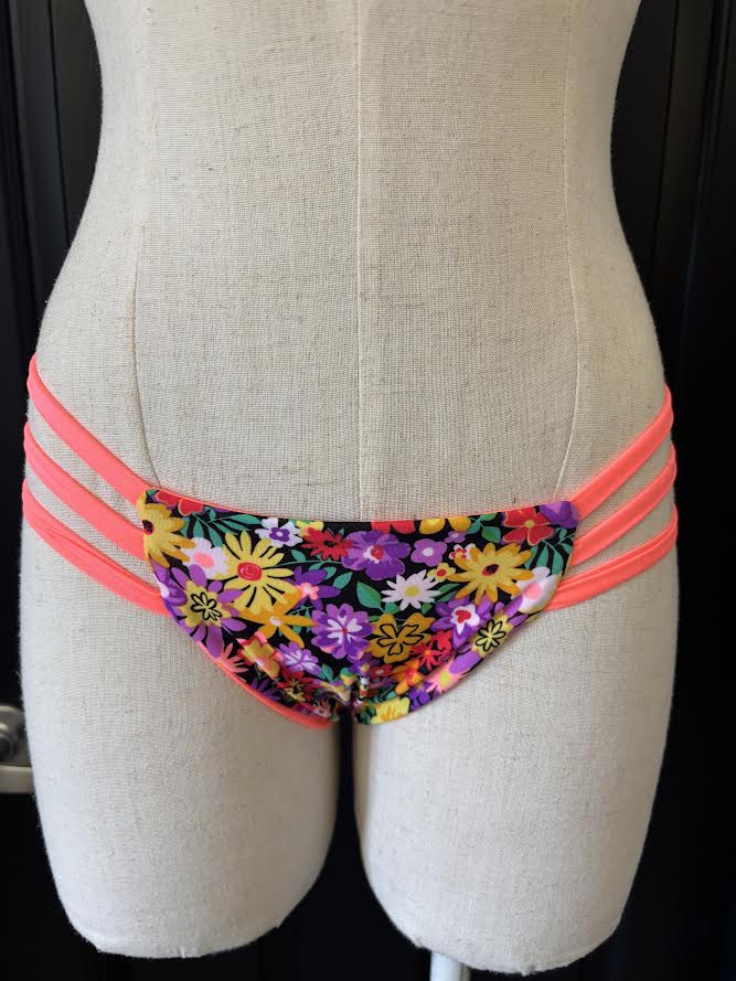 Coral Flower Bikini