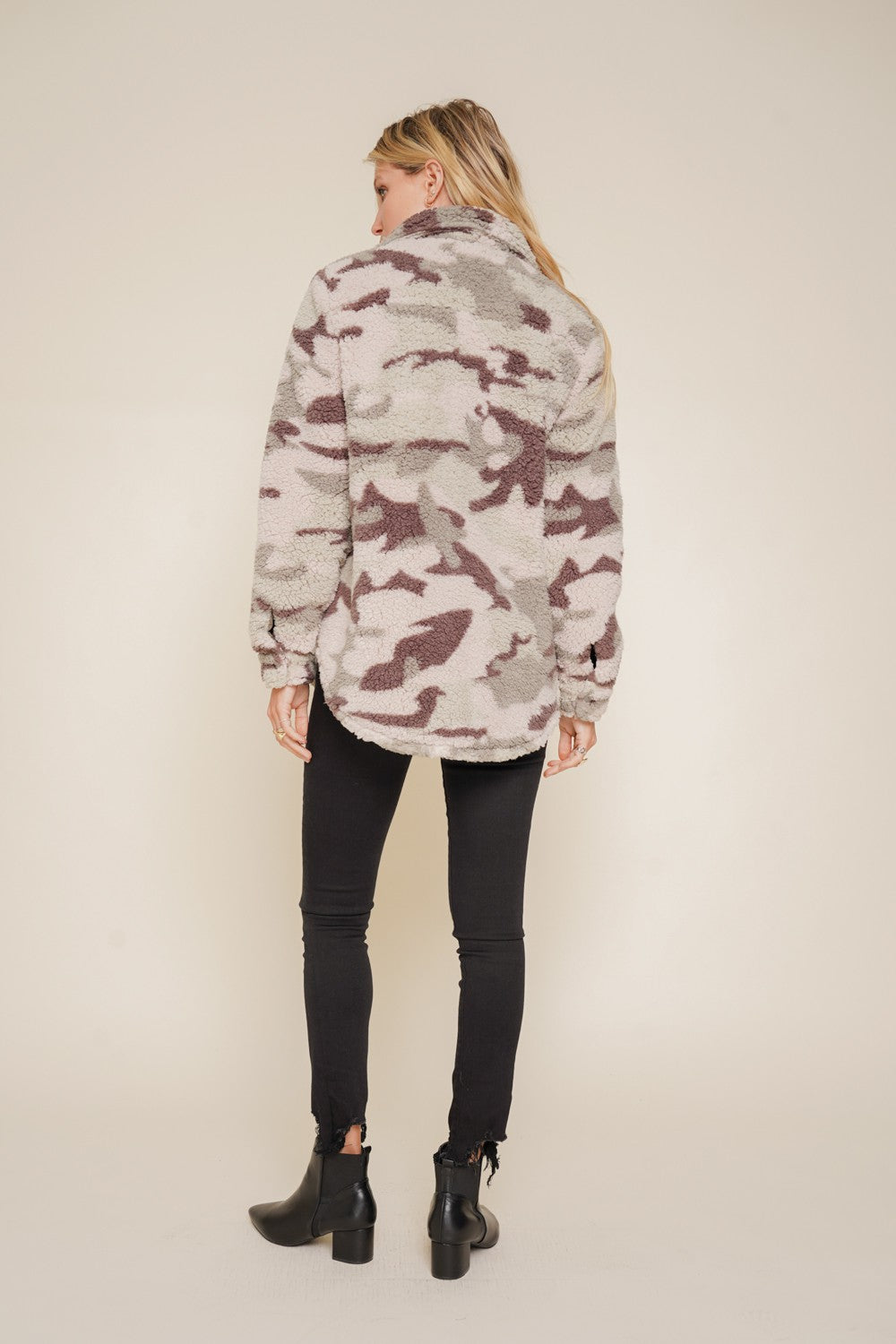 CAMO SHERPA JACKET