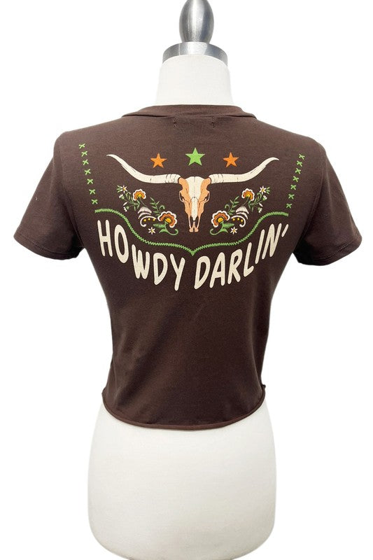 HOWDY DARLING GRAPHIC T