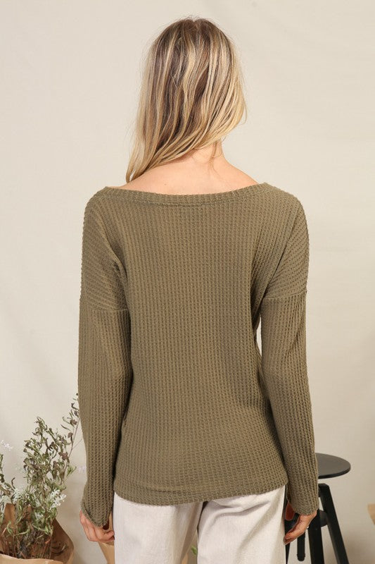 Cozy days thermal brushed top