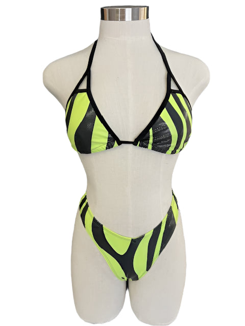 Neon Yellow Zebra