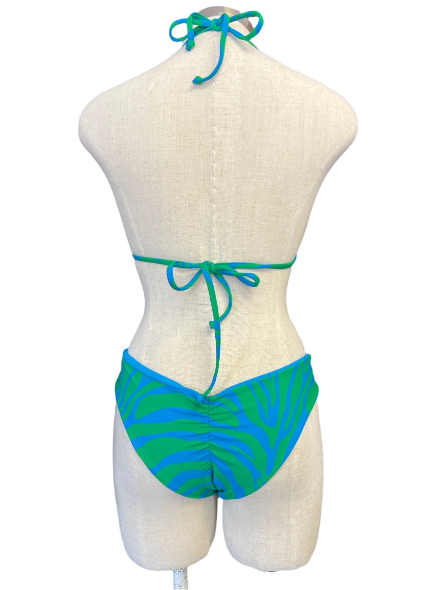 Blue Zebra Bikini