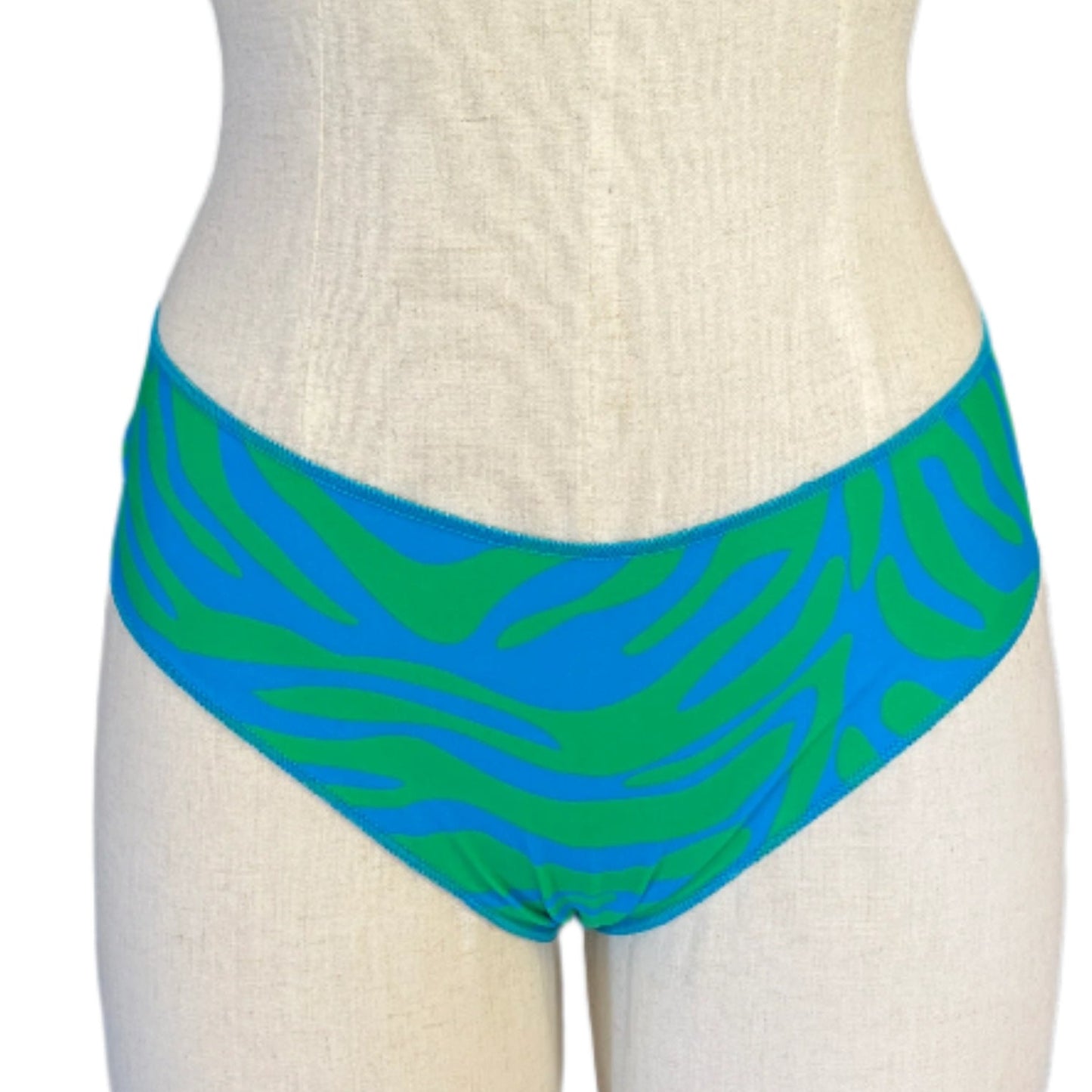 Blue Zebra Bikini
