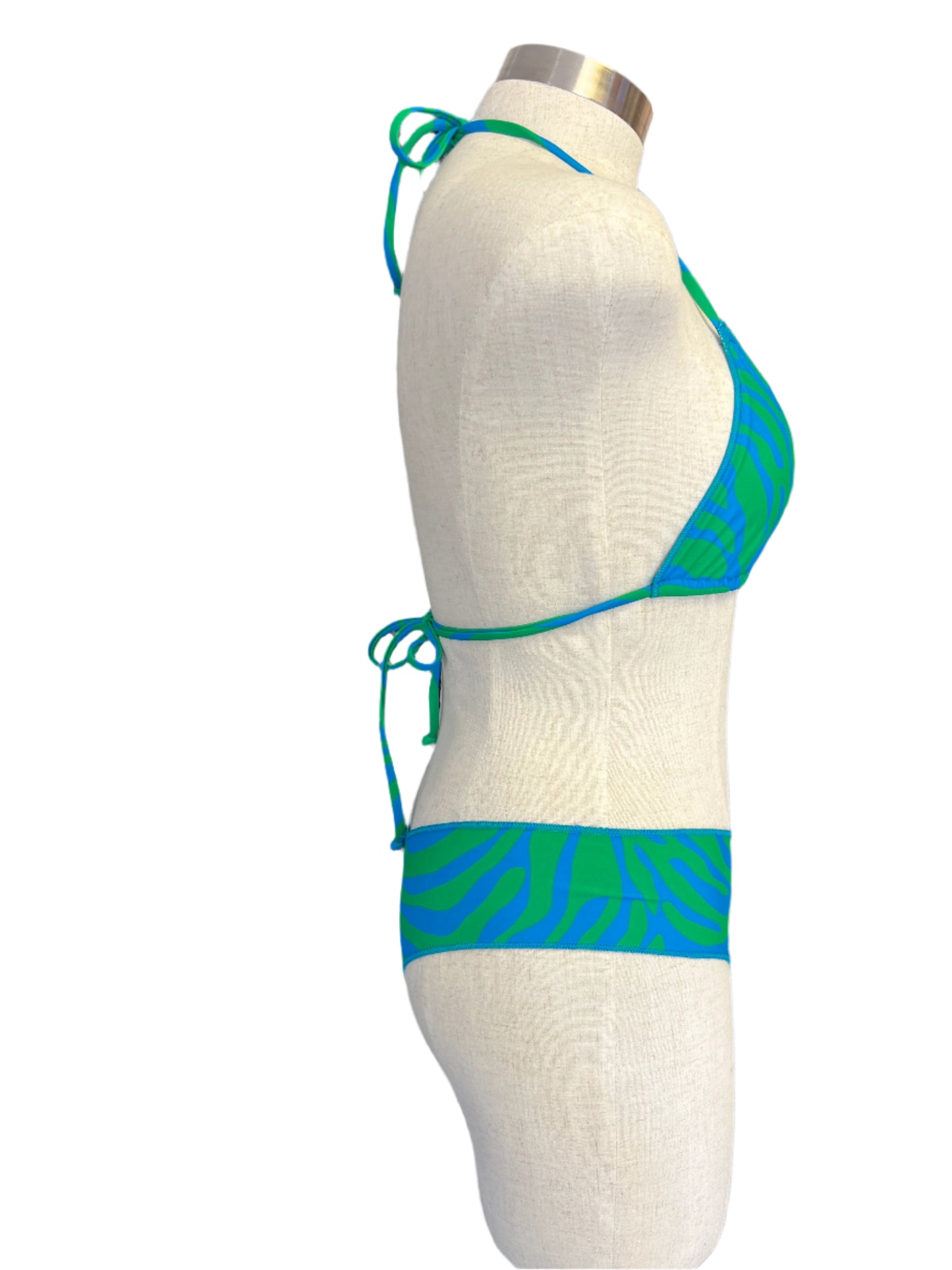 Blue Zebra Bikini