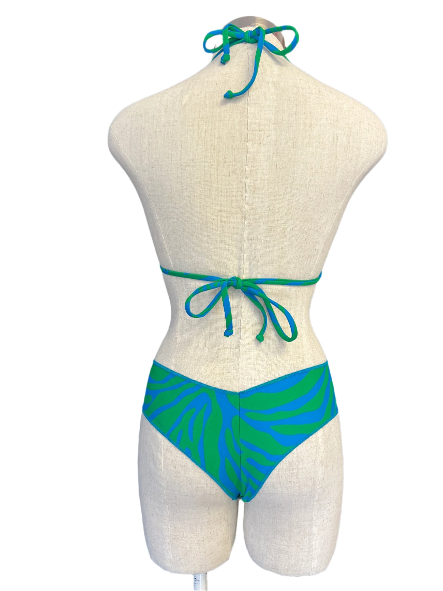 Blue Zebra Bikini