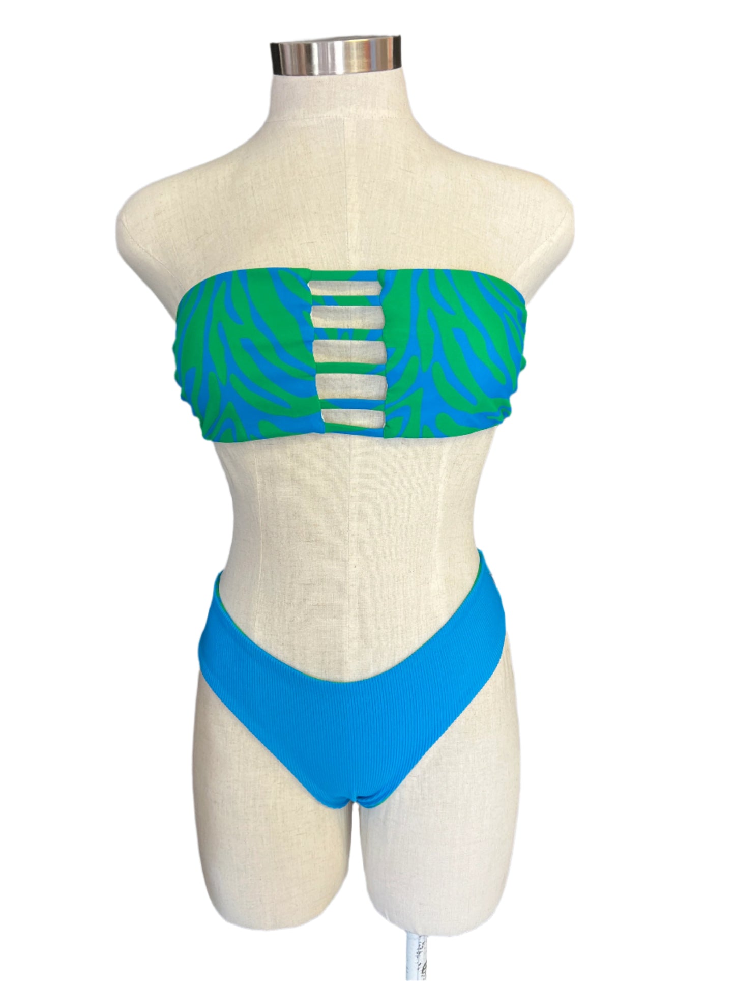 Blue Zebra Bikini