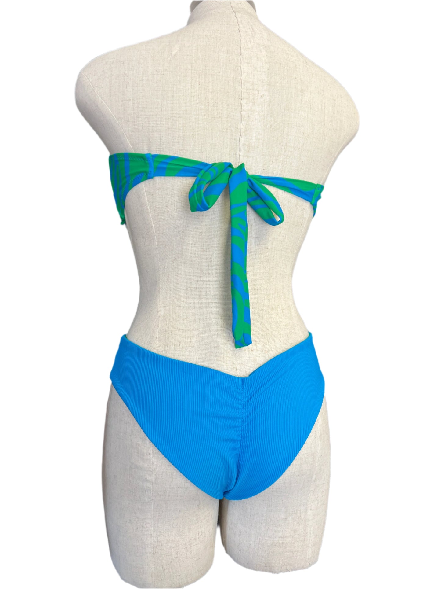 Blue Zebra Bikini